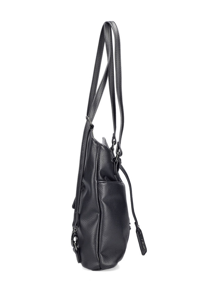 Rieker, Tasche, Damen, mit optischen Leo-Highlights SCHWARZ